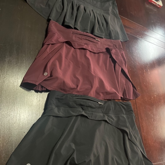 3 Lululemon tennis skirts size 10 - Picture 3 of 3
